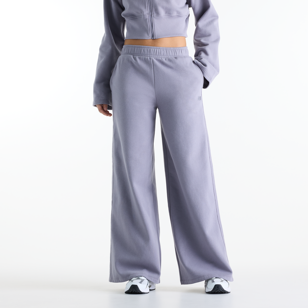 Dámské kalhoty New Balance WB6220LWOFG – fialové