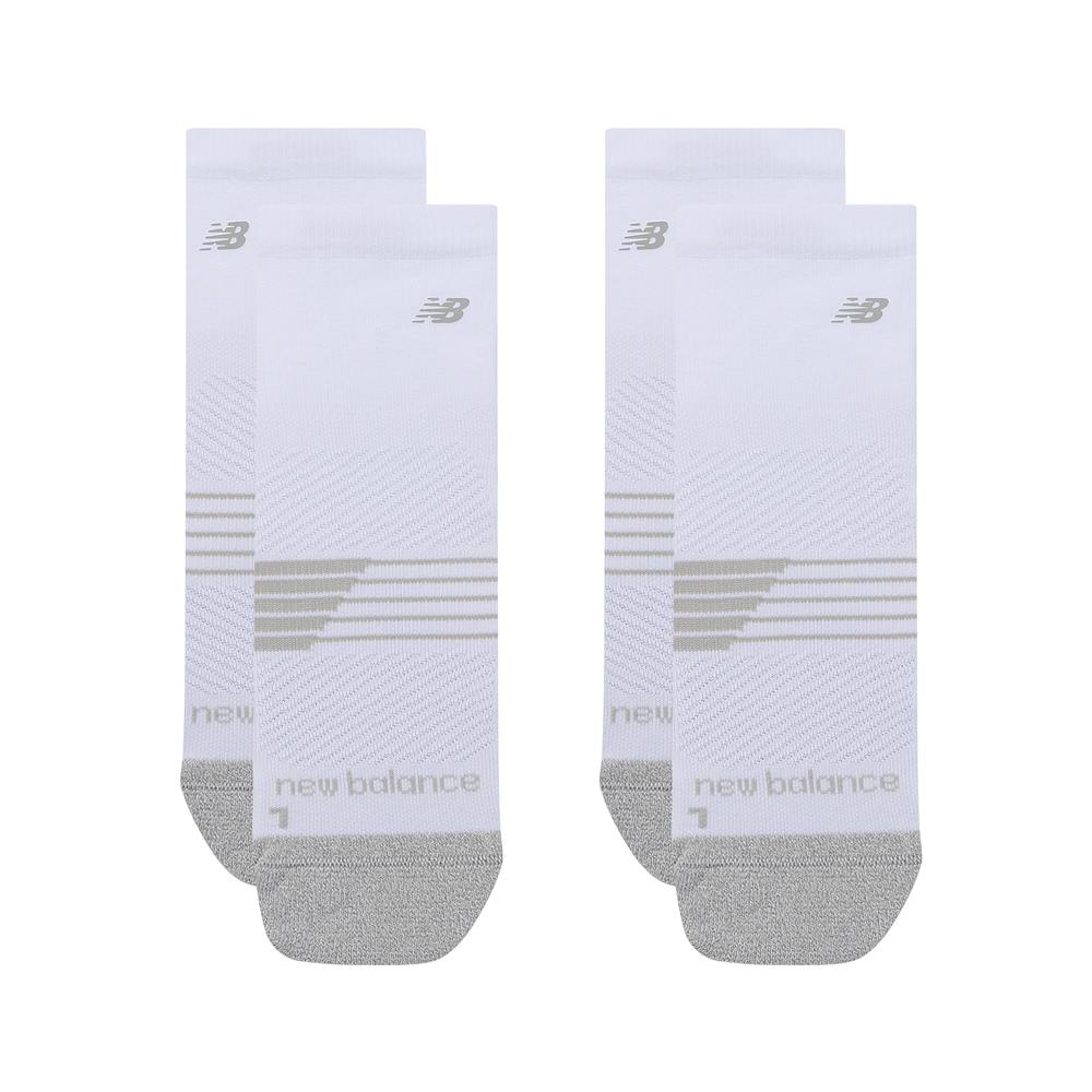 Ponožky New Balance LAS25142WT – bílé