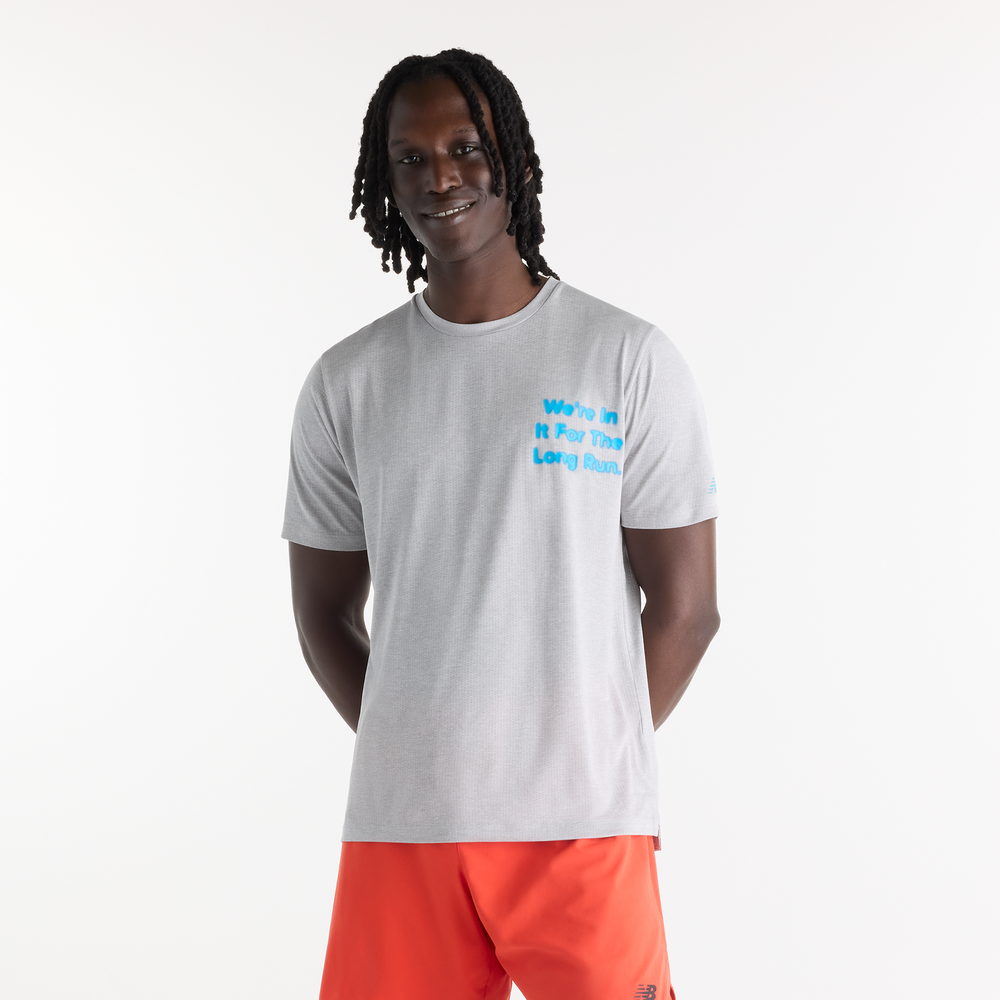 Pánské tričko New Balance MT62Z9ZRAG – šedé