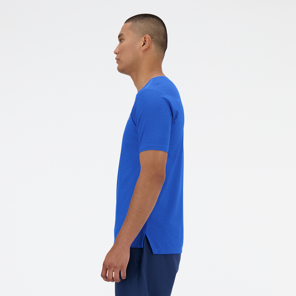 Pánské tričko New Balance MT41281BUL – modré