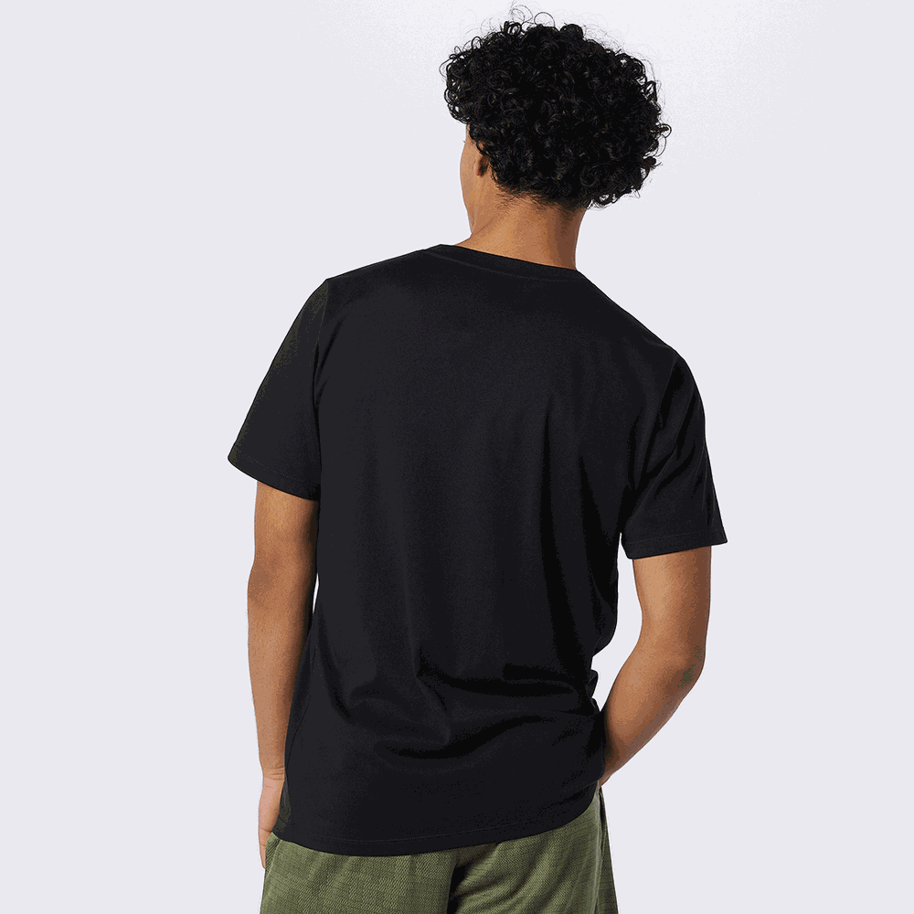 Pánské tričko New Balance MT11070BK - černé