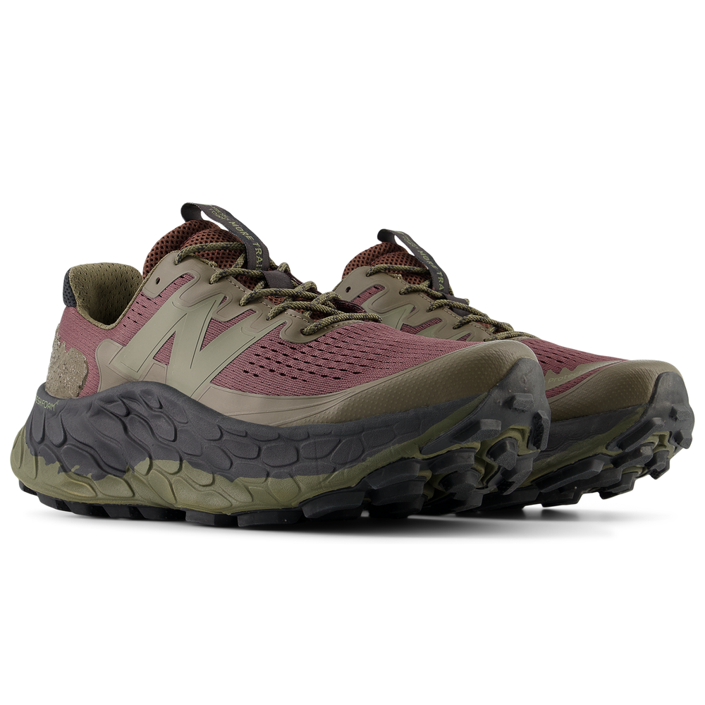 Pánské boty New Balance Fresh Foam X More Trail v3 MTMORNAD – bordó