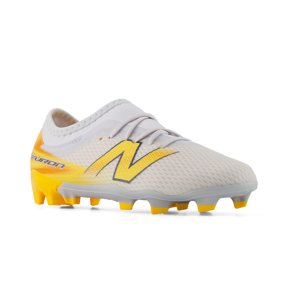 Dětské kopačky New Balance FURON TEAM JNR FG V9 YF3F96W – oranžová
