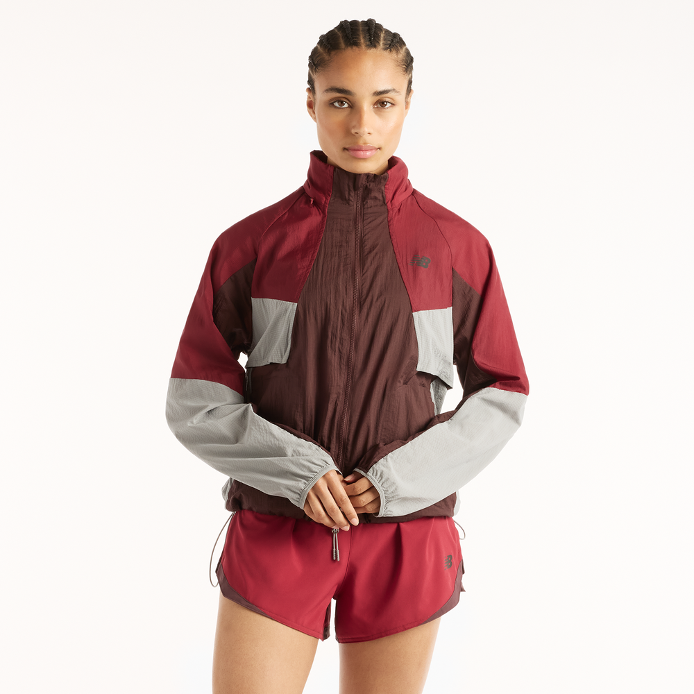 Dámská bunda New Balance WJ61J326YLR – bordó