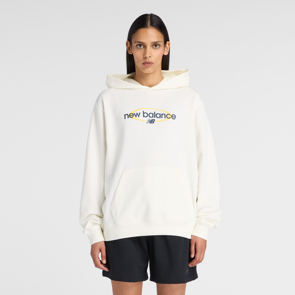 Dámská mikina New Balance WT61150XSST – bílé