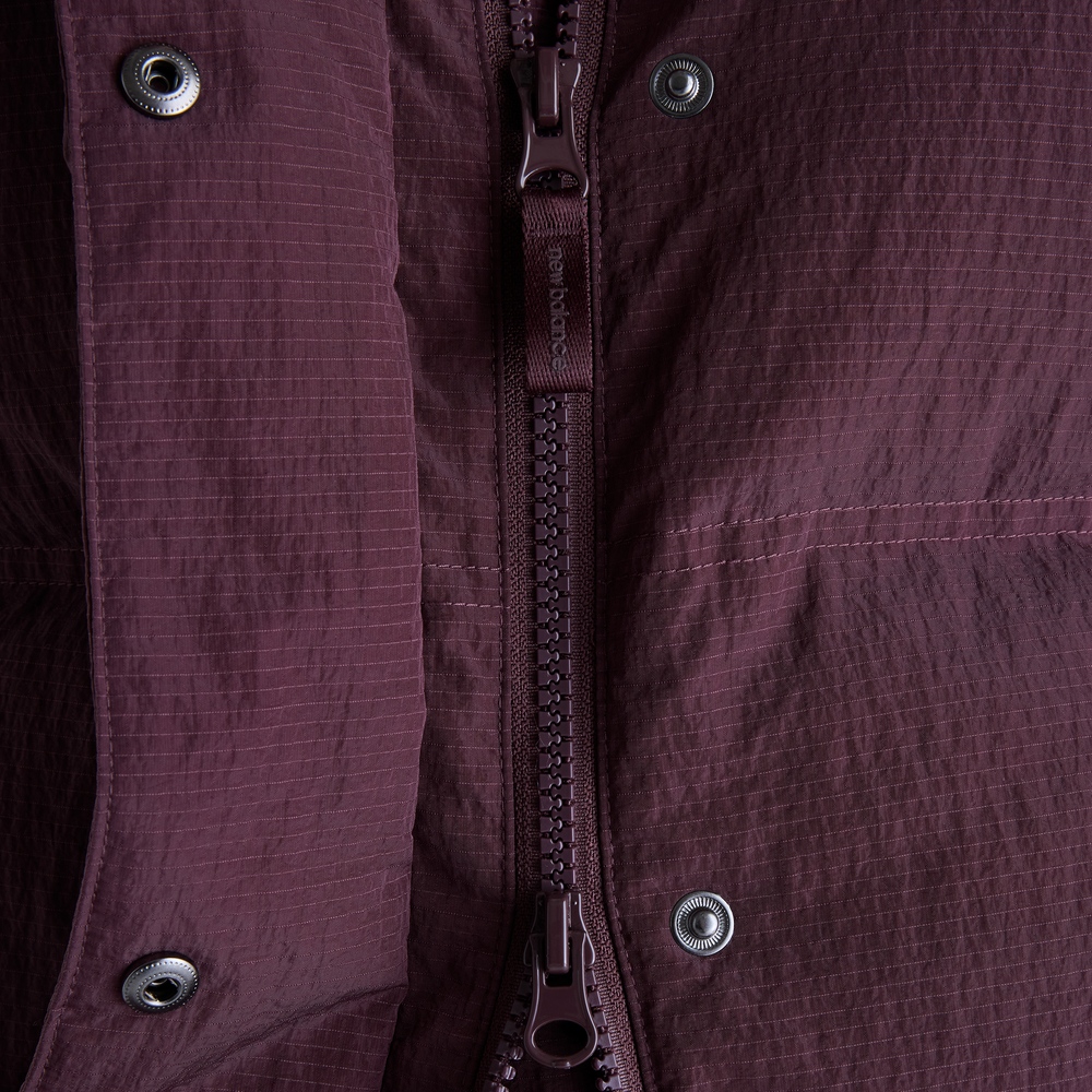 Dámská bunda New Balance Premium Puffer – bordó