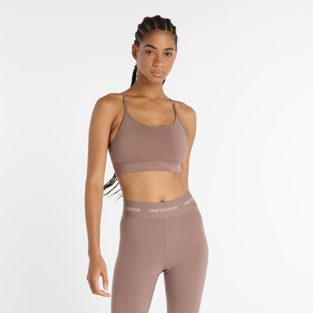 Sportovní podprsenka New Balance WB51039EAS – béžové