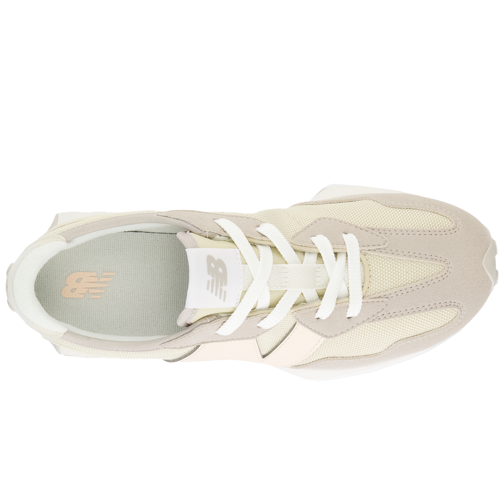 Dětské boty New Balance GS327FM – béžové