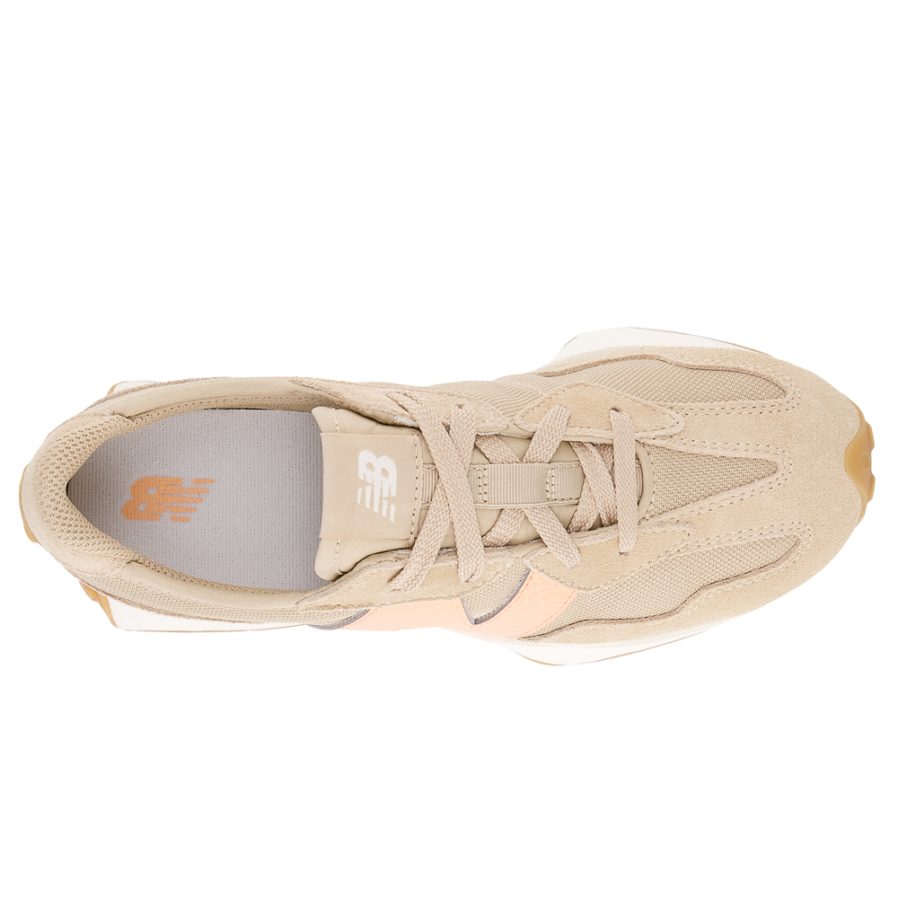 Dětské boty New Balance GS327WO – béžové