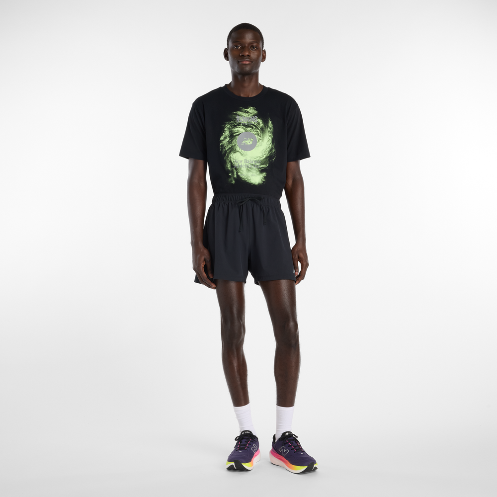 Pánské tričko New Balance MT6164W1BK – černé