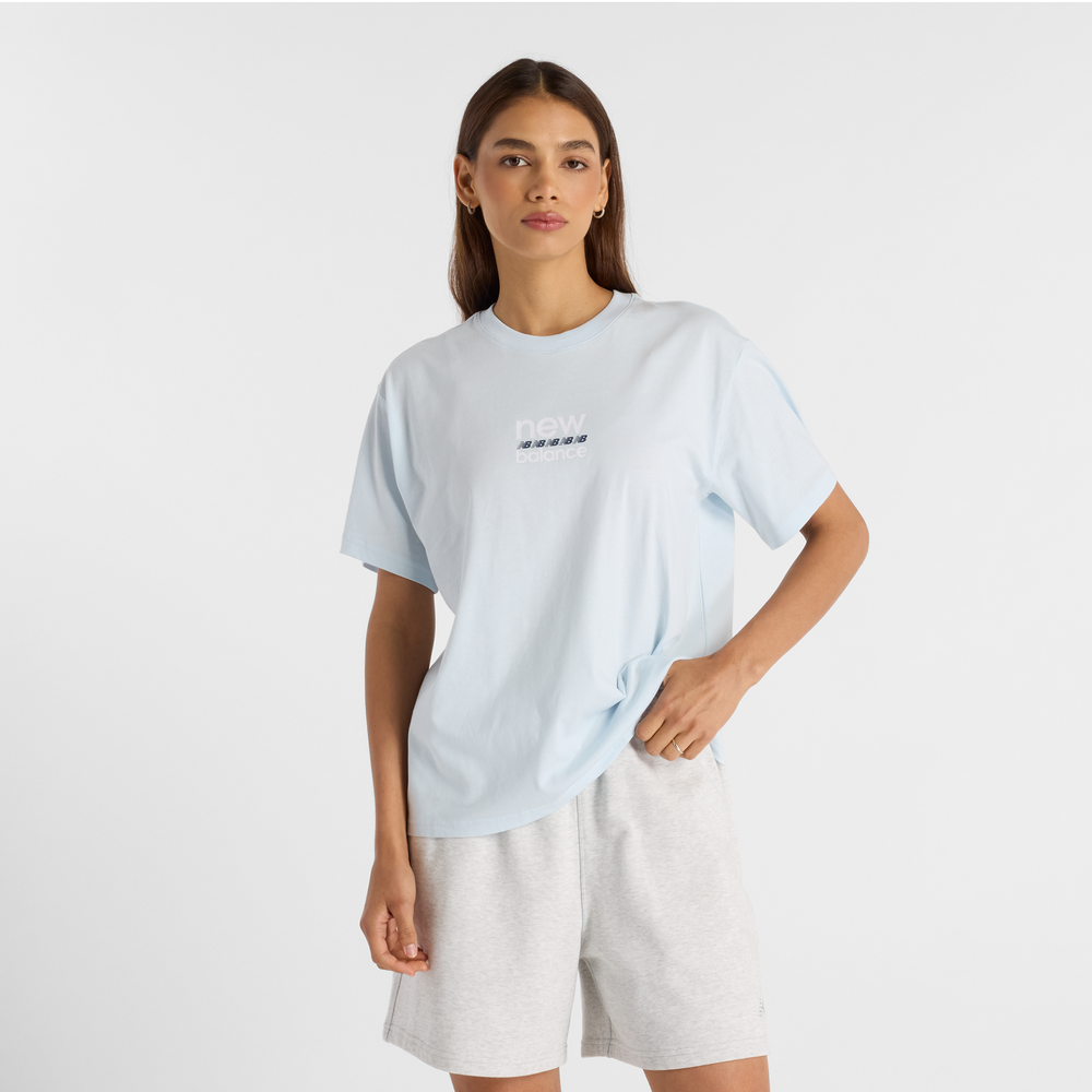 Dámské tričko New Balance WT51541IB – modré