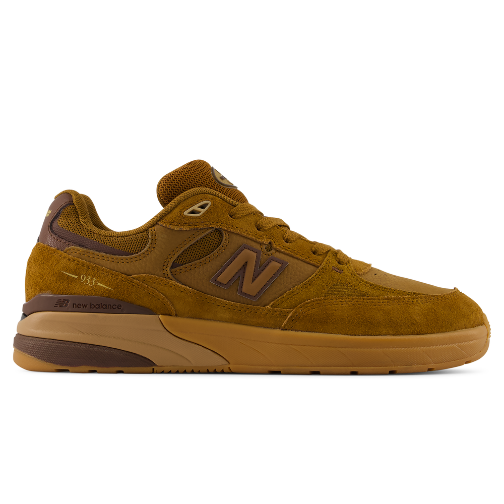 Unisex boty New Balance Numeric UN933LRO – hnědý