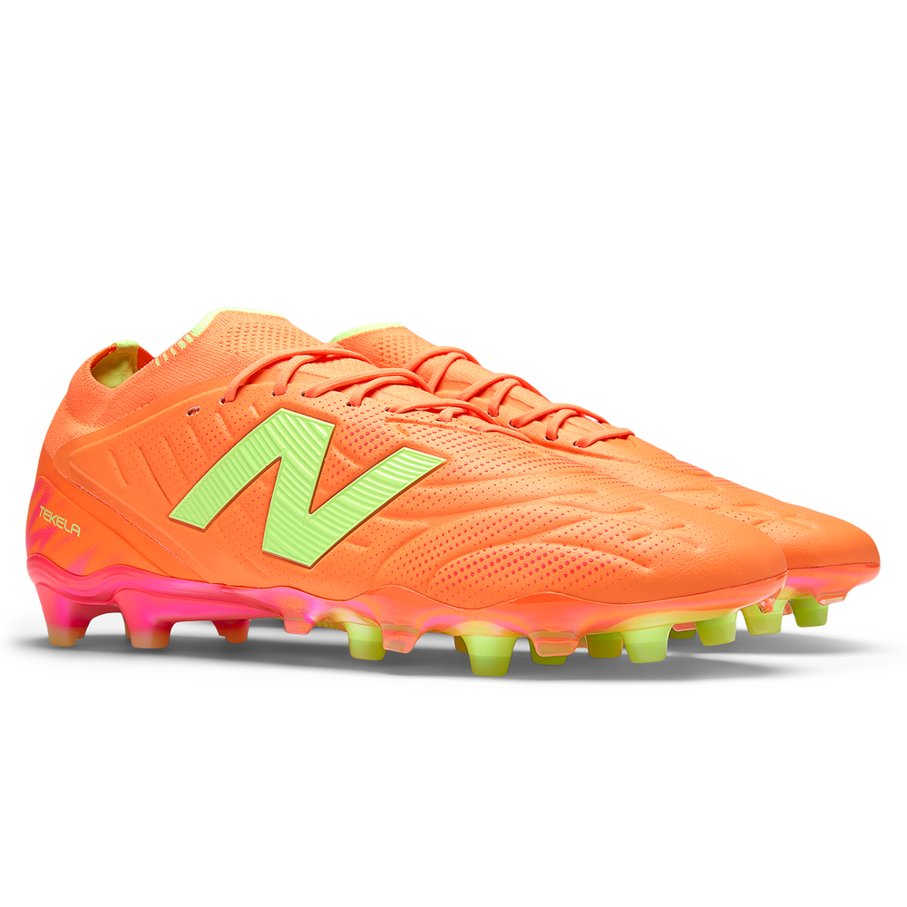 Pánské kopačky New Balance TEKELA ELITE FG V5 ST1FLTE5 – oranžová