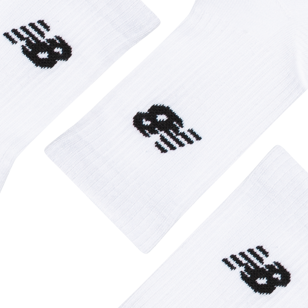 Dětské ponožky New Balance LAS35136WT – bílé