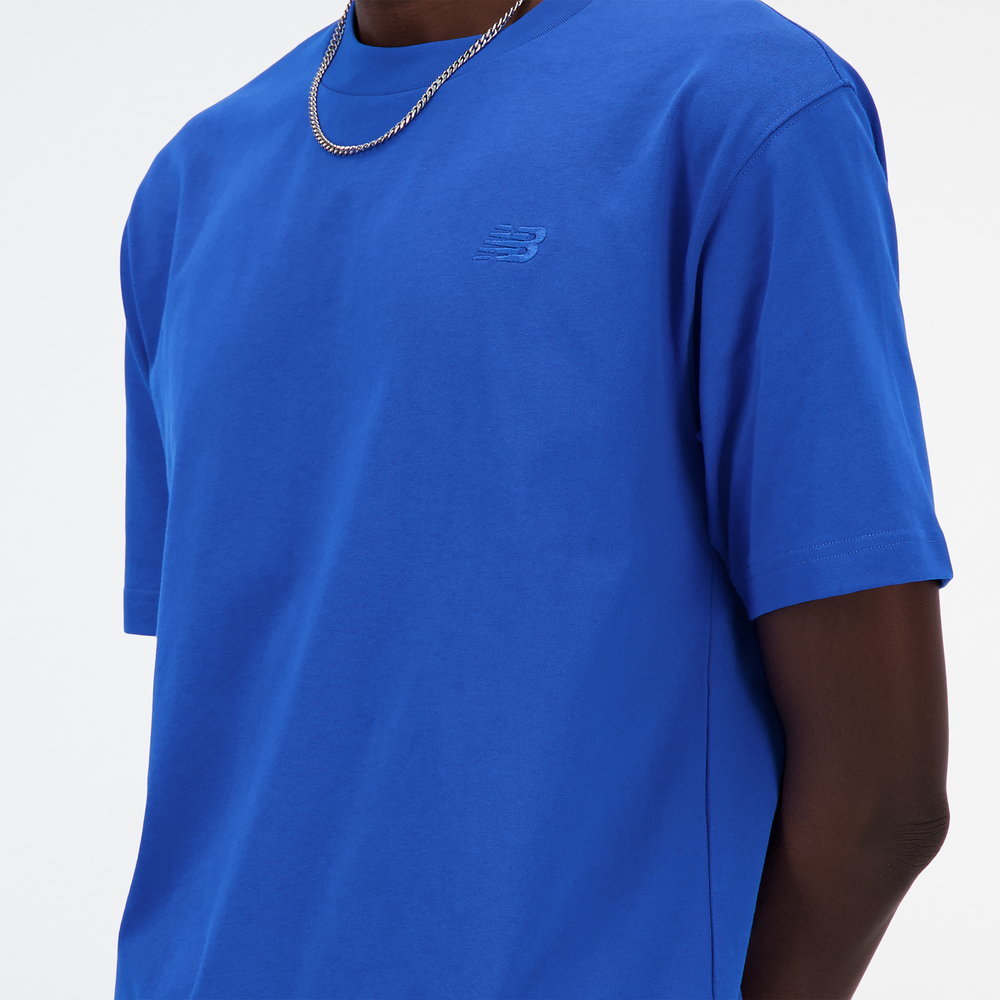 Pánské tričko New Balance MT41533BUL – modré