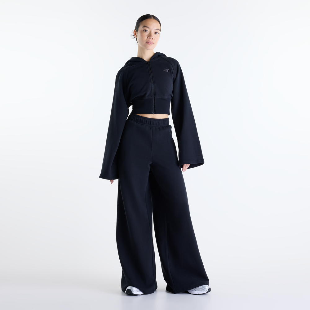 Dámské kalhoty New Balance Brushed Coastal – černé