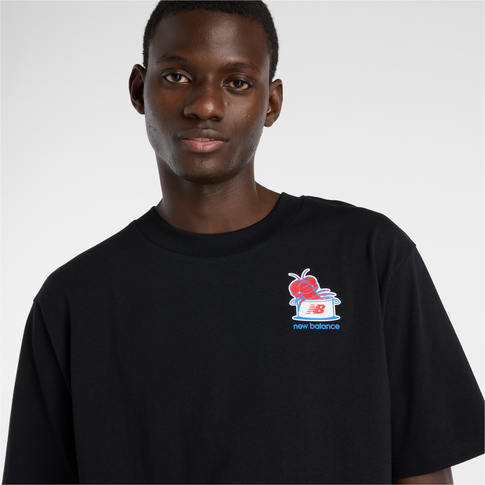Pánské tričko New Balance MT61Y1F6BK – černé