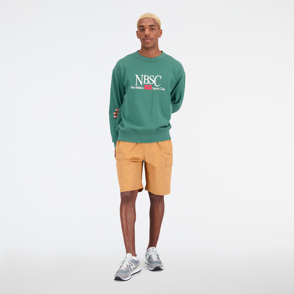 Pánská mikina New Balance MT31556TFN – zelené
