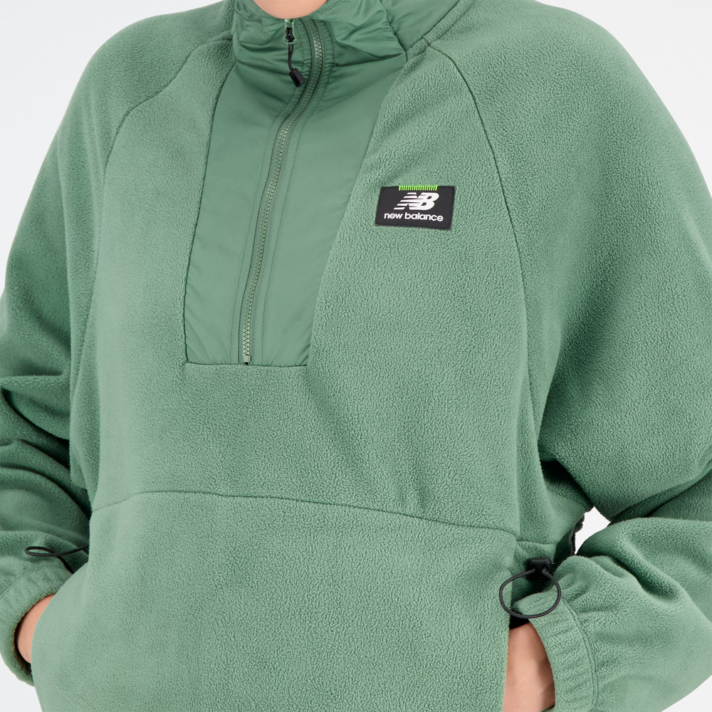 Dámská mikina New Balance WT23509JD – zelené