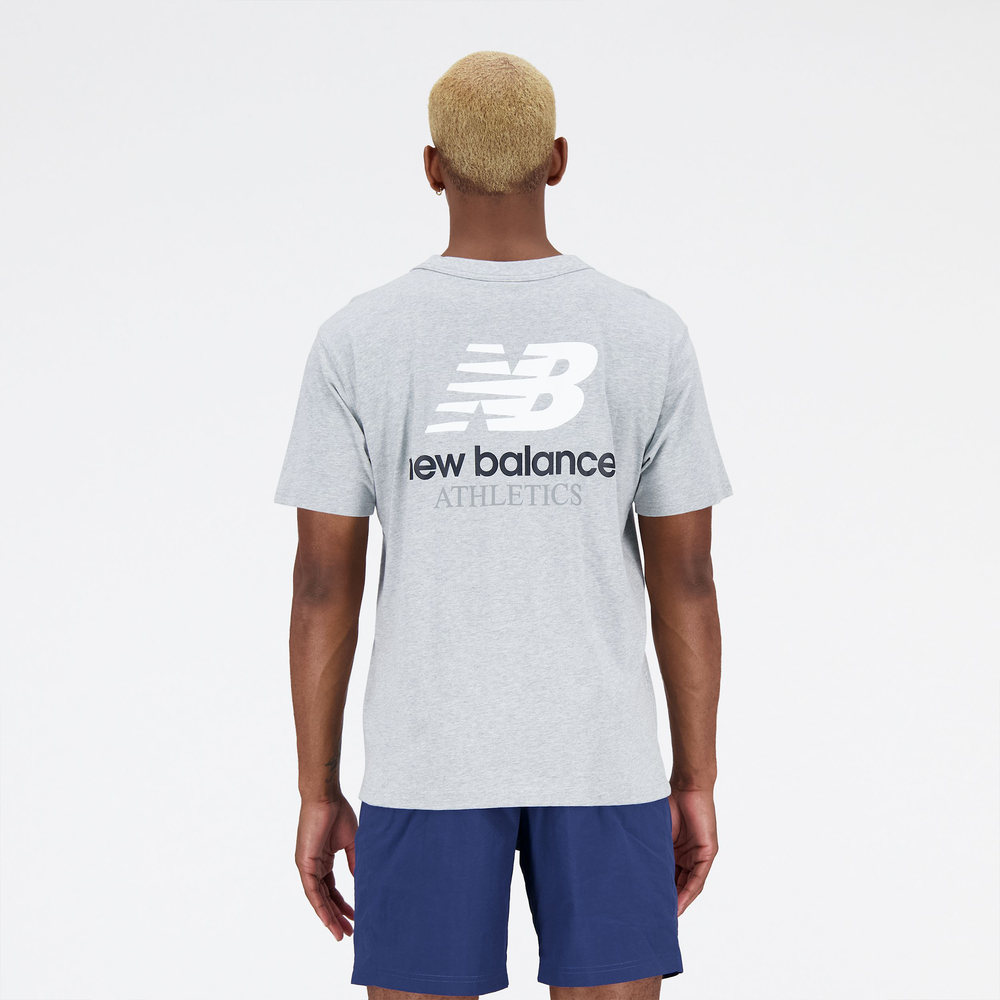 Pánské tričko New Balance MT31504AG – šedé