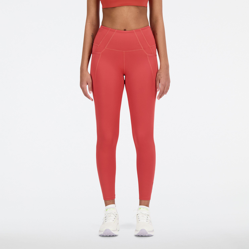 Dámské legíny New Balance WP21112ASU – červené