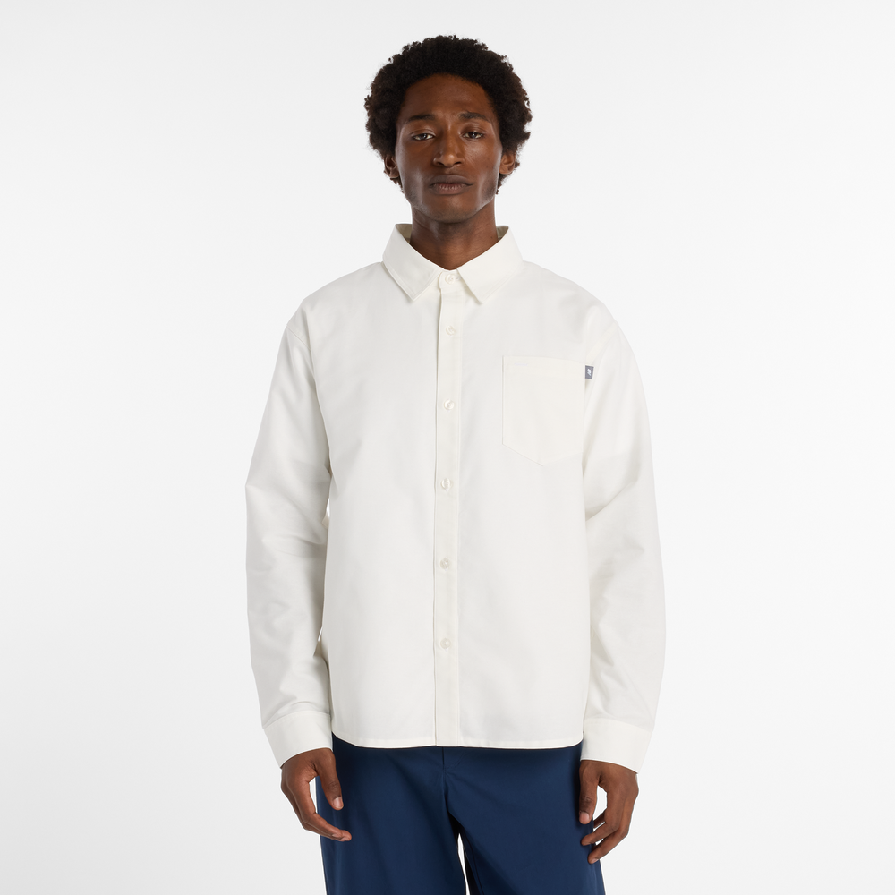 Pánská košile New Balance MT53523RFN – bílé