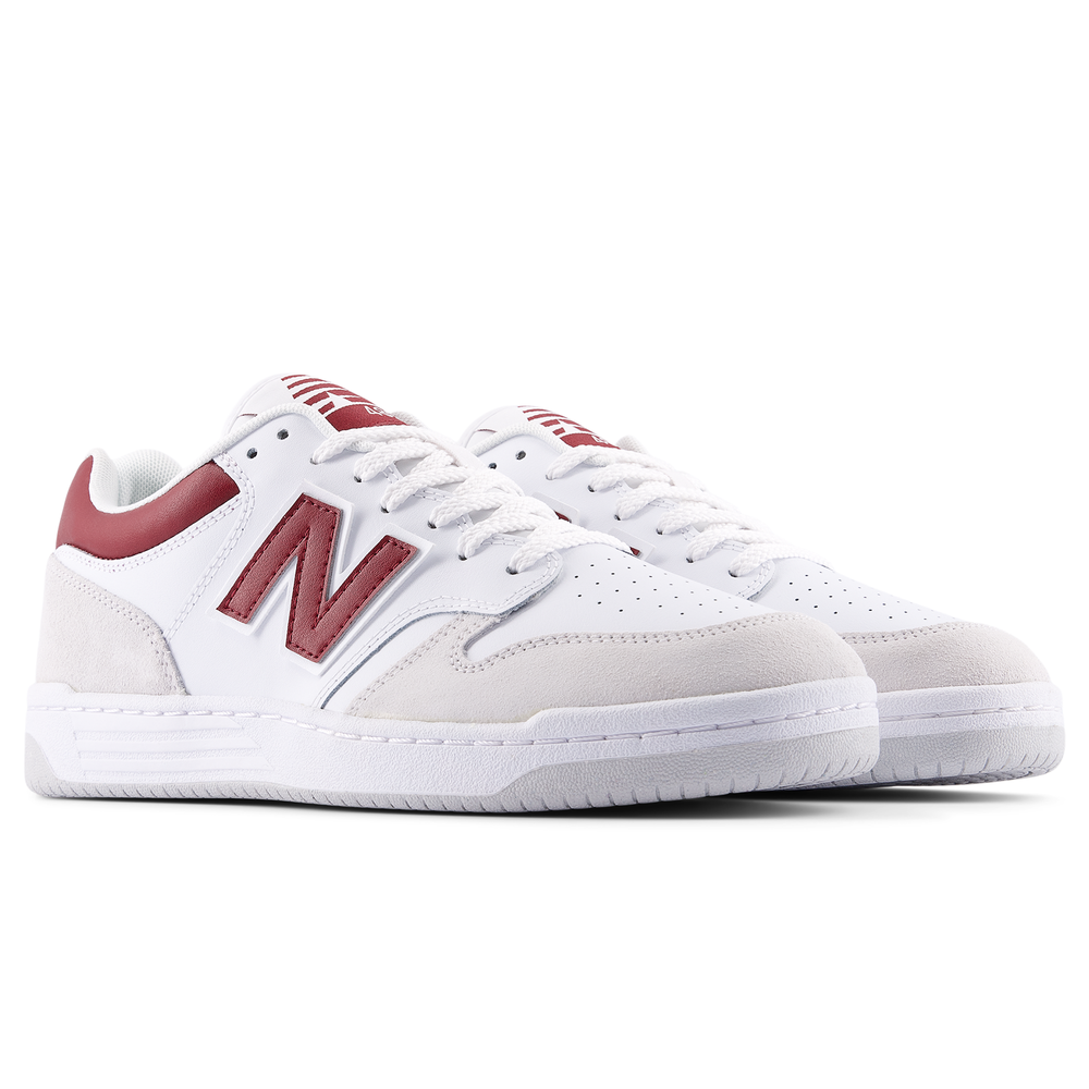 Unisex boty New Balance BB480LIR – bílé