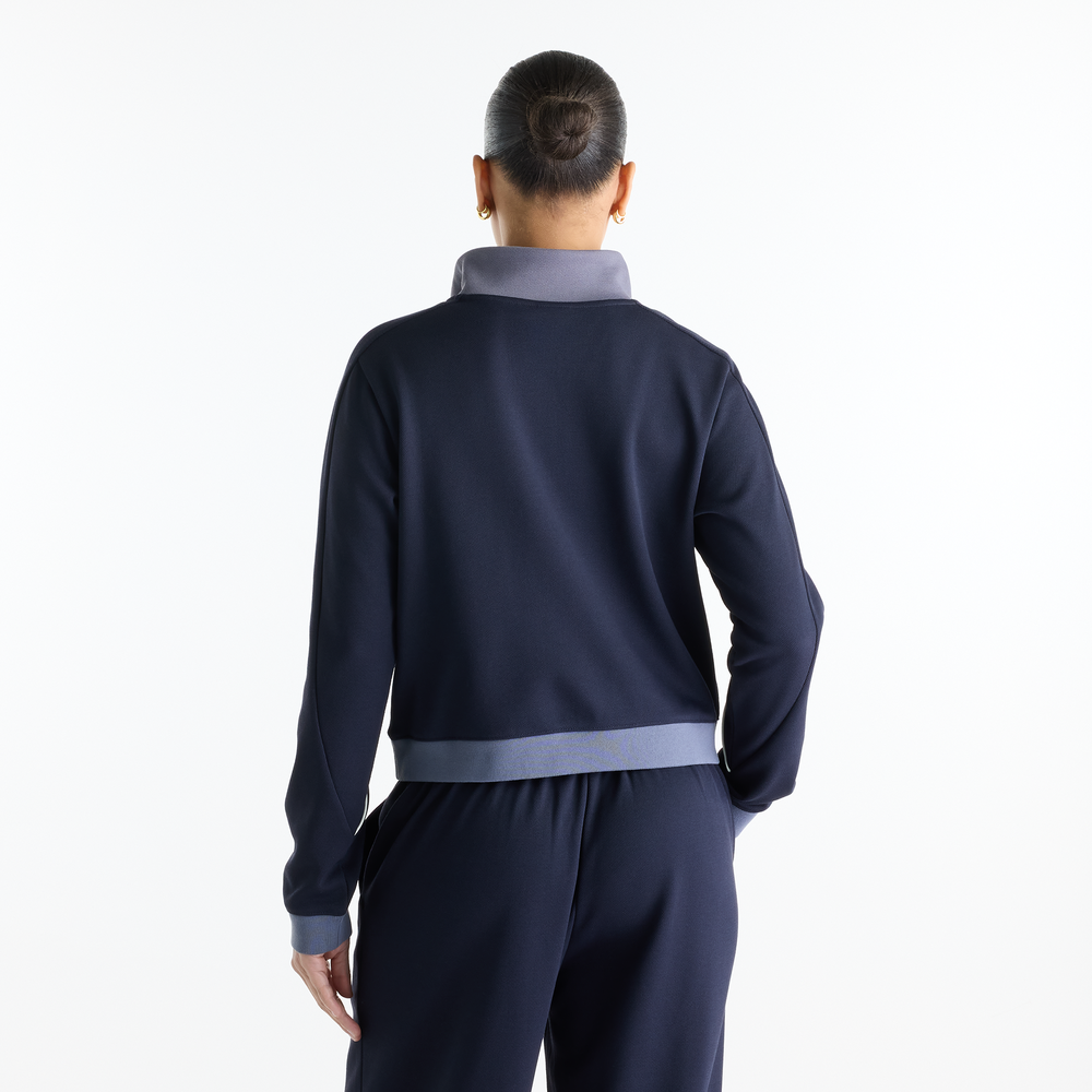 Dámská mikina New Balance Sport Legacy – tmavomodrá