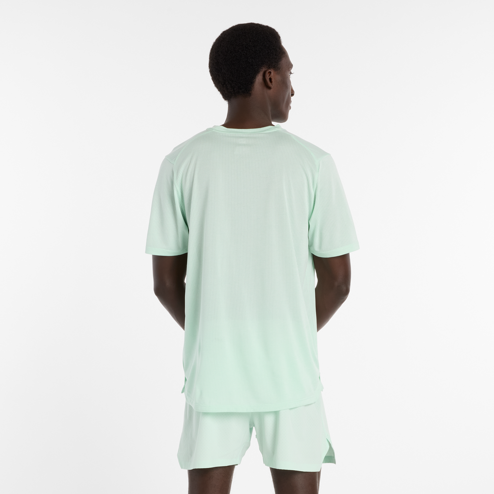 Pánské tričko New Balance MT41253AB8 – mátové