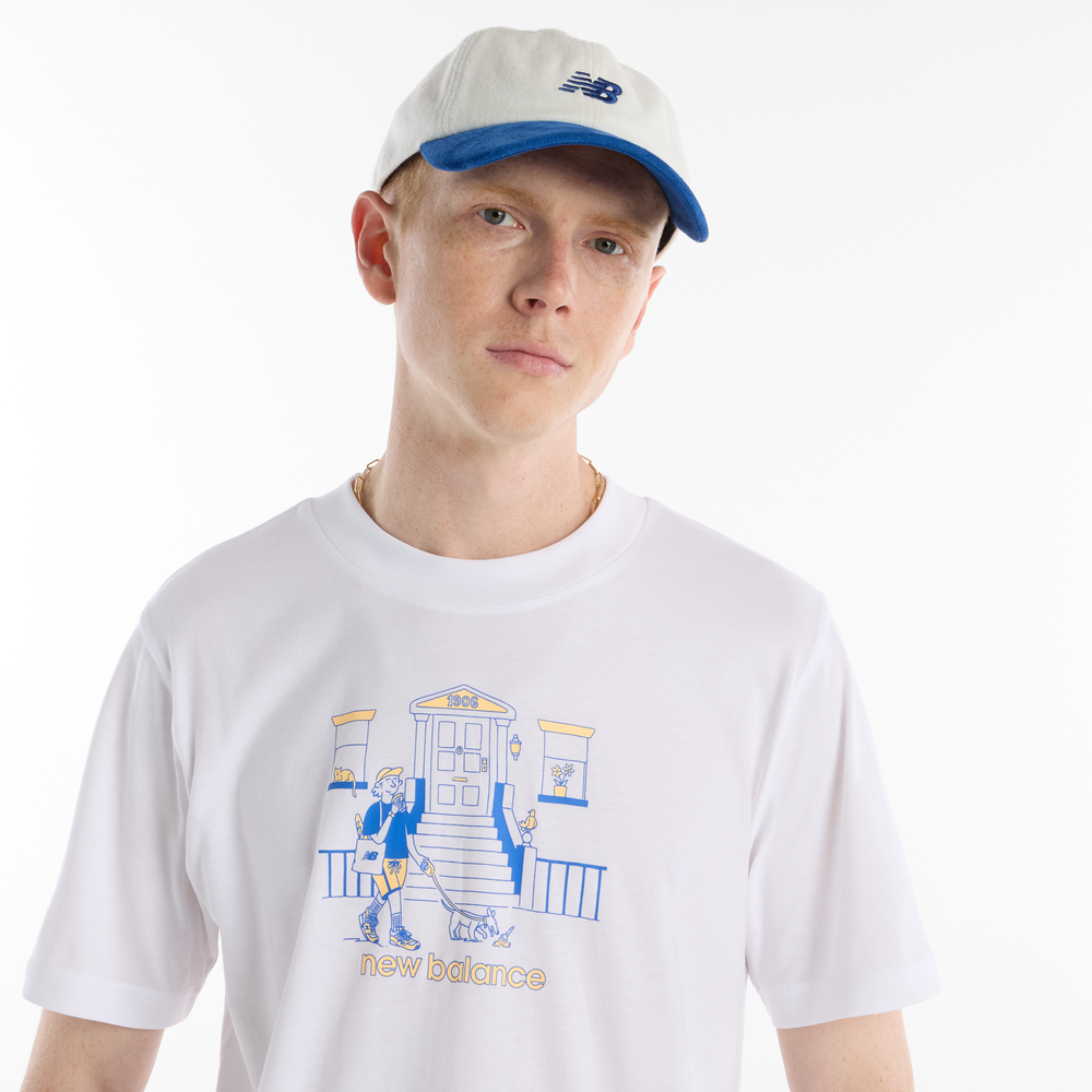 Pánské tričko New Balance MT61Y0XJWT – bílé