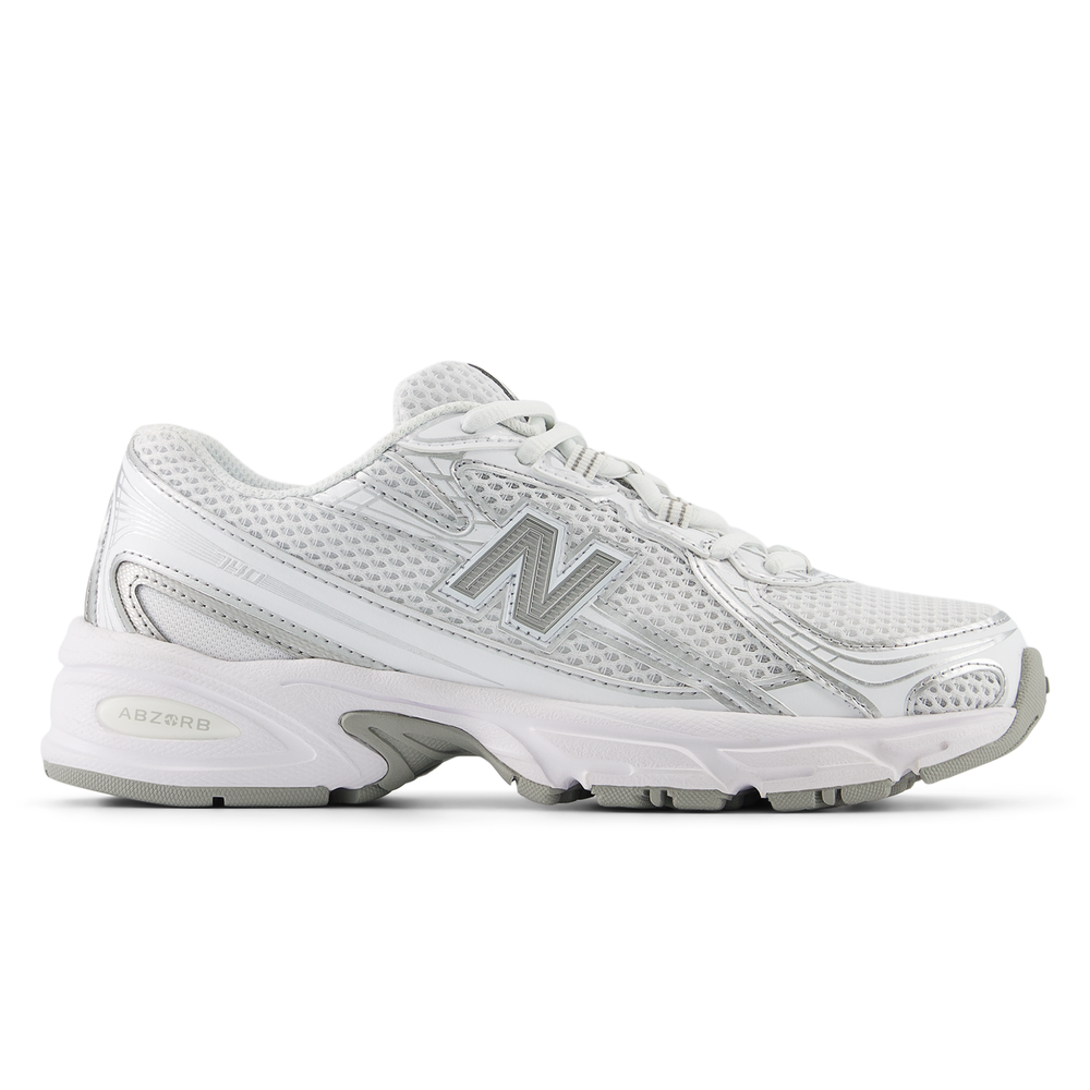 Dětské boty New Balance GR740WM – bílé