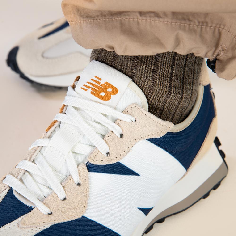 Klasické boty New Balance MS327OB – béžové