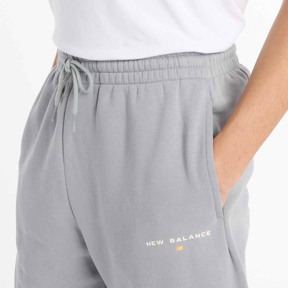 Pánské kalhoty New Balance MP51505YST – šedé