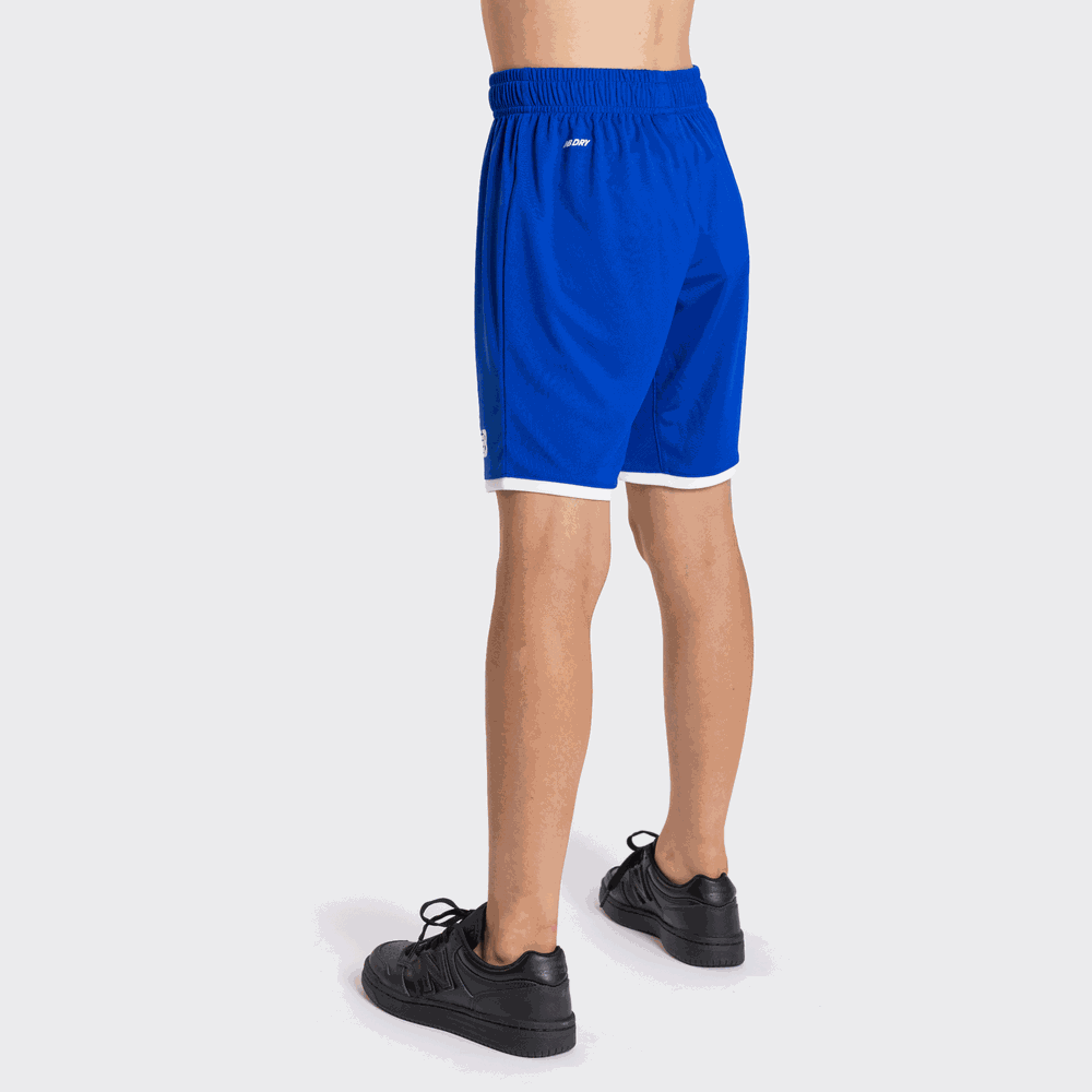 Detské šortky New Balance EJS9026TRW – modré