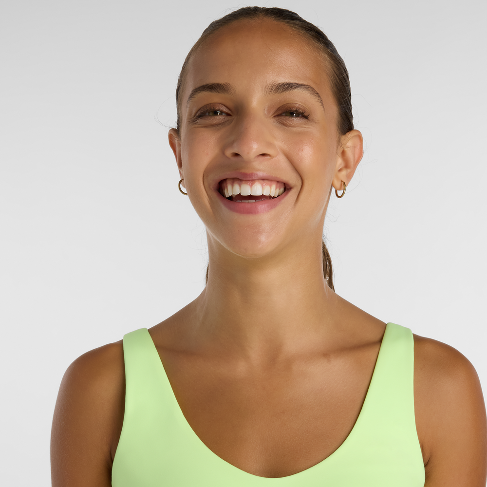 Sportovní podprsenka New Balance WB51052AFG – zelené