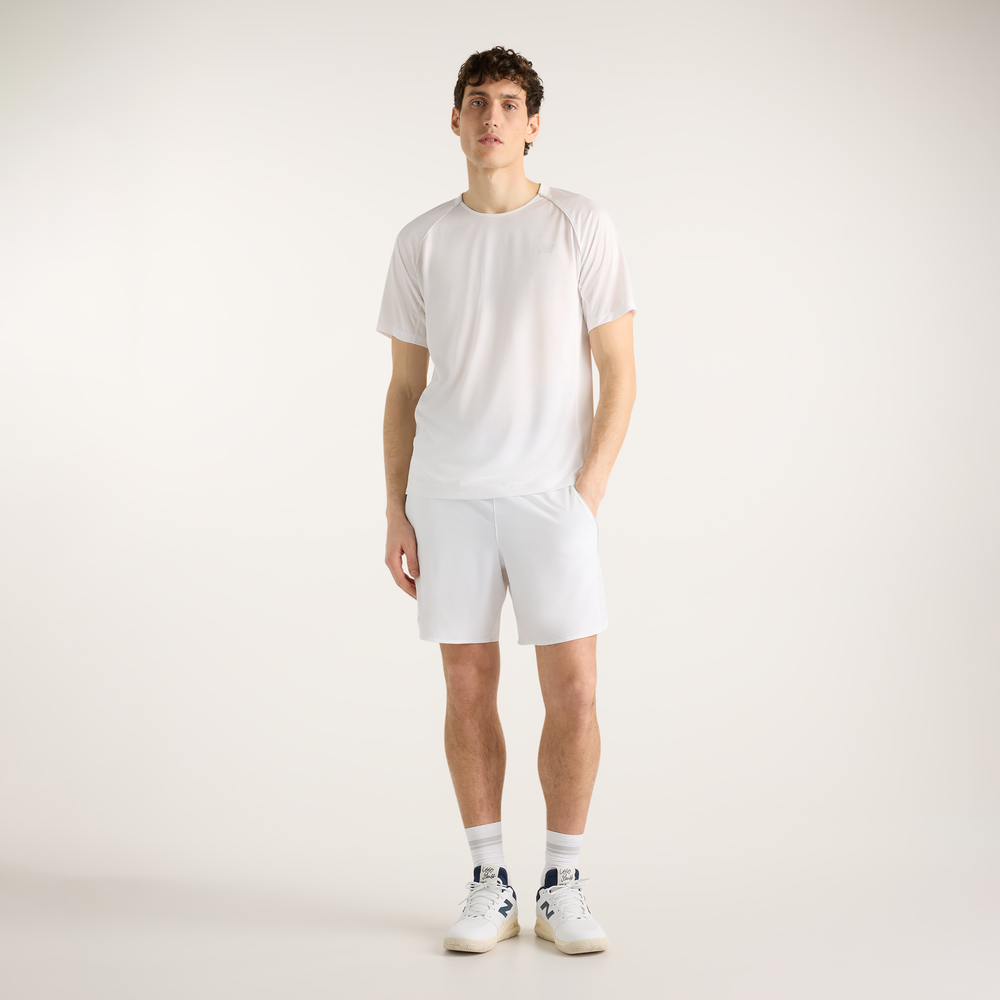 Pánské šortky New Balance Tournament – bílé