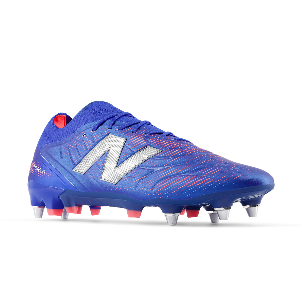 Pánské kopačky New Balance TEKELA ELITE SG V5 ST1SLMP5 – modré