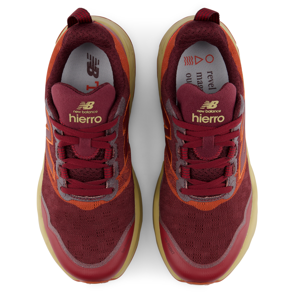Dámské boty New Balance Fresh Foam X Hierro v9 WHIER25J – bordó