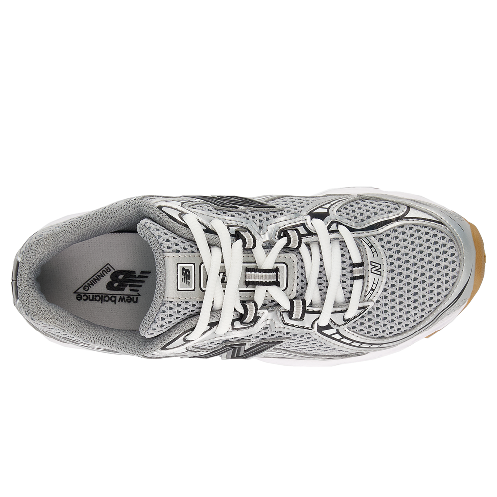Dětské boty New Balance GR740GB – šedé