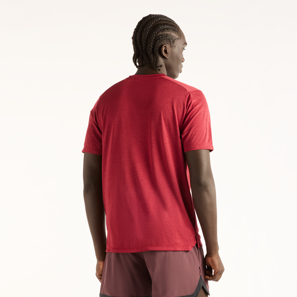 Pánské tričko New Balance RC Essential Graphic – červené