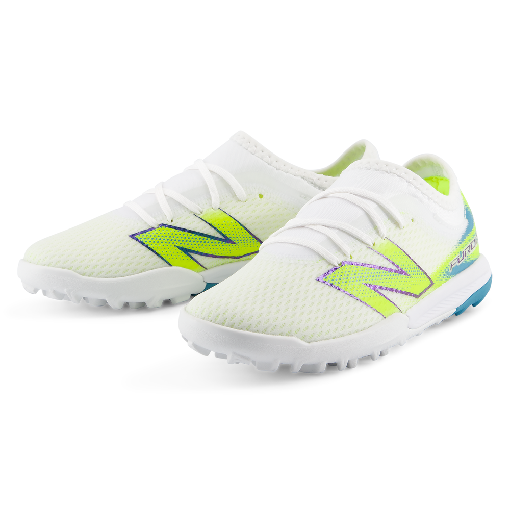 Dětské turfy New Balance FURON TEAM JNR TF V9 YF3T69A – bílé