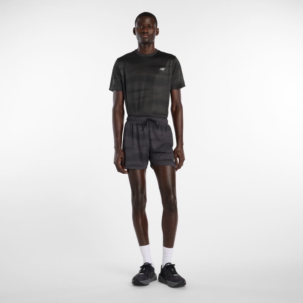 Pánské tričko New Balance MT61G4S7BGR – černé