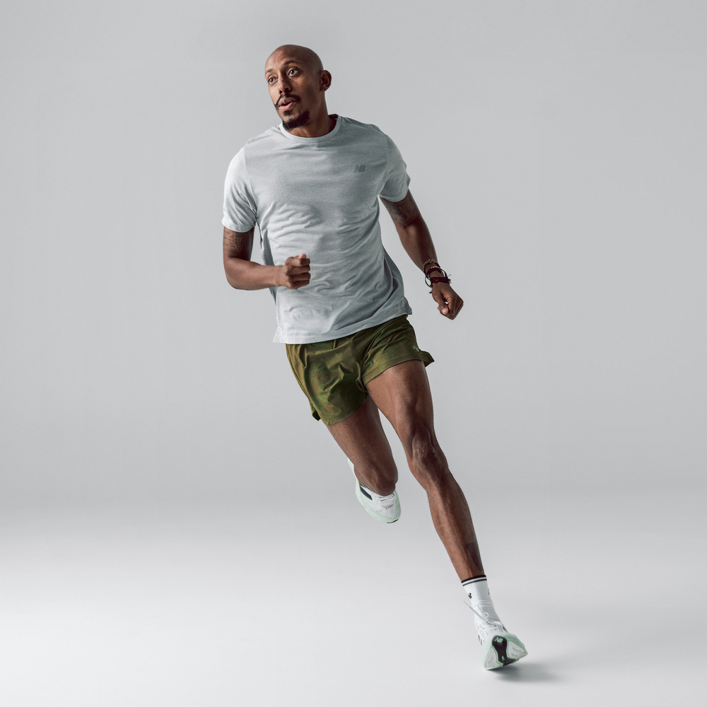 Pánské šortky New Balance MS43285WDL – zelené