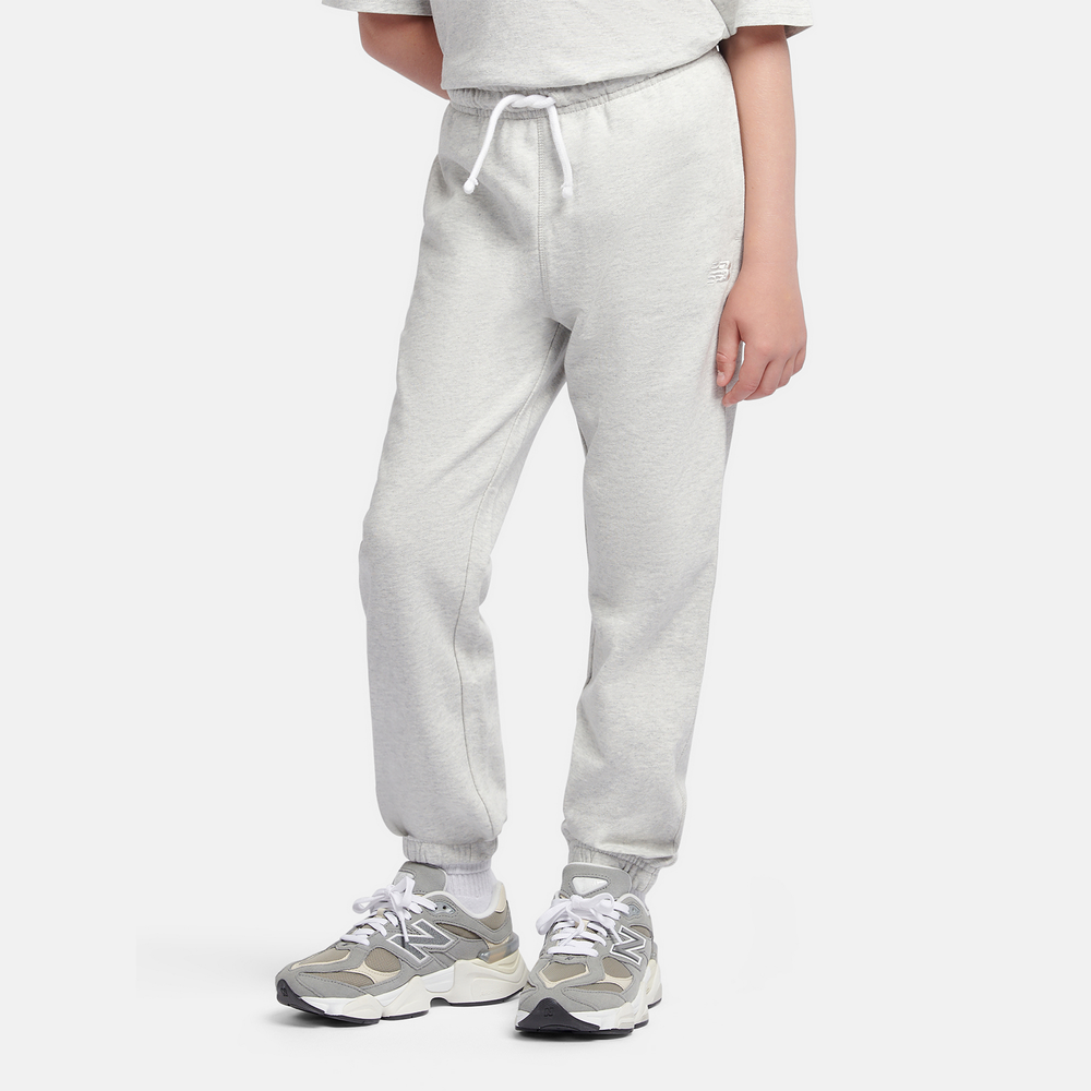 Dětské kalhoty New Balance LAKB0060AHH – šedé
