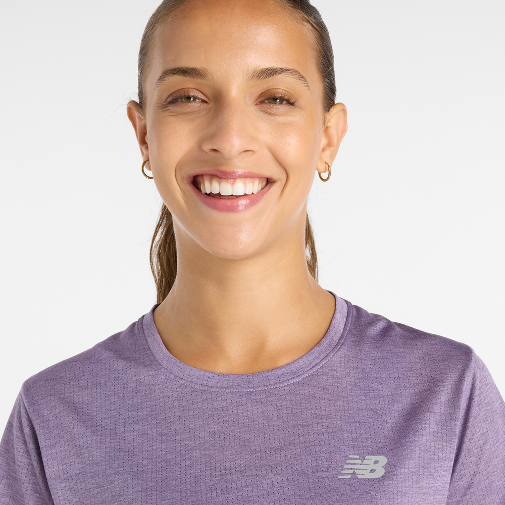 Dámské tričko New Balance WT41253AB7 – fialové