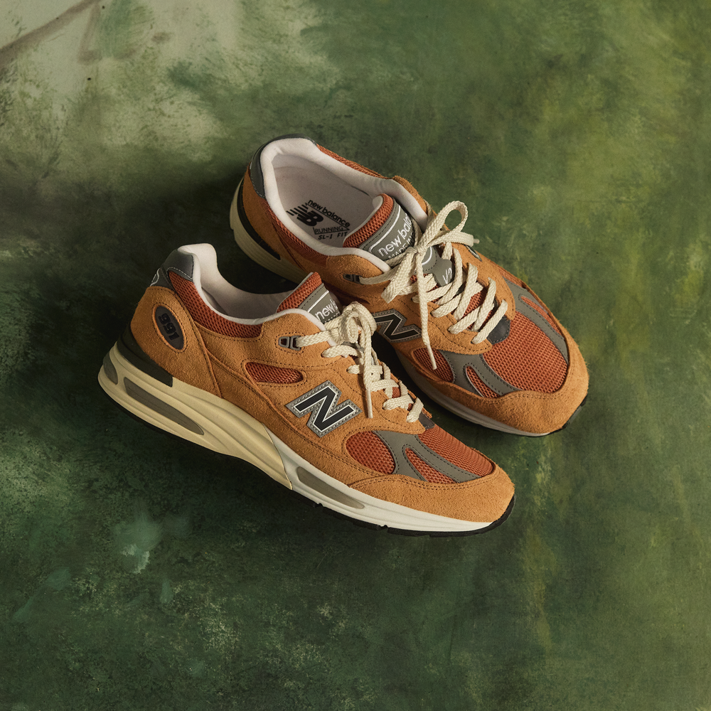 Unisex boty New Balance U991OV2 – oranžová