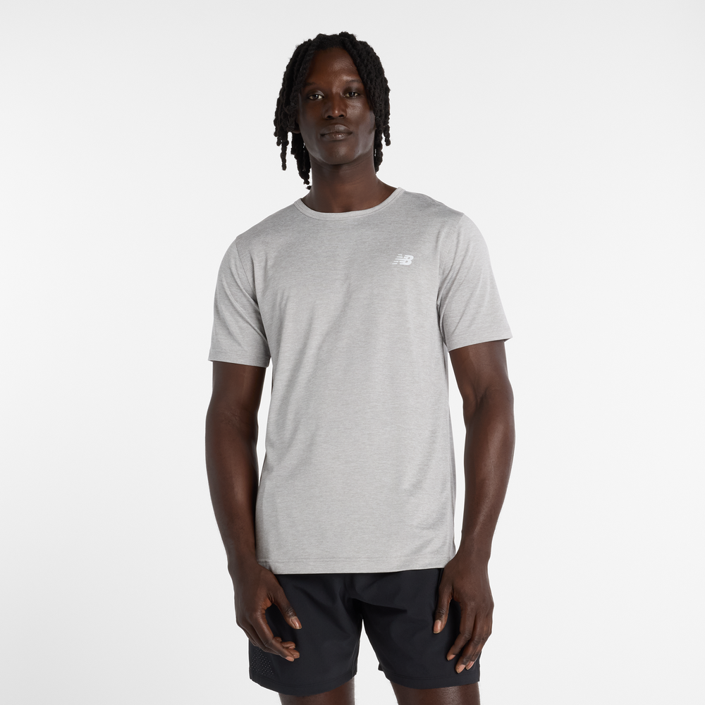 Pánské tričko New Balance MT61O0U4AG – šedé