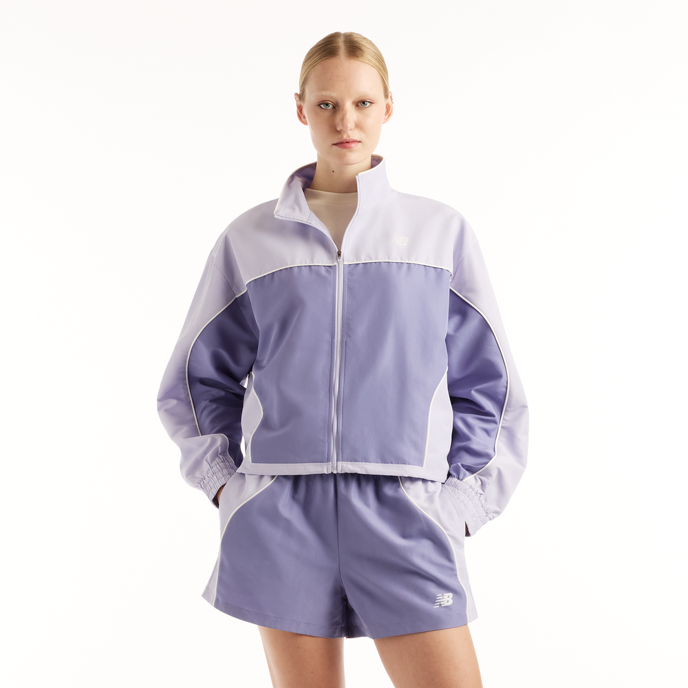 Dámská bunda New Balance WJ6279FYDSV – fialové