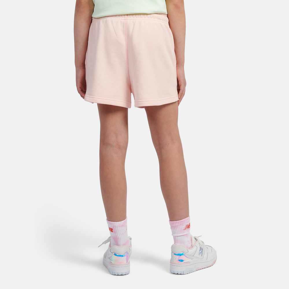 Dětské šortky New Balance LAKG0006PIE – růžové