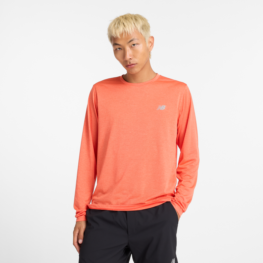 Pánské tričko New Balance MT41256NFH – oranžová